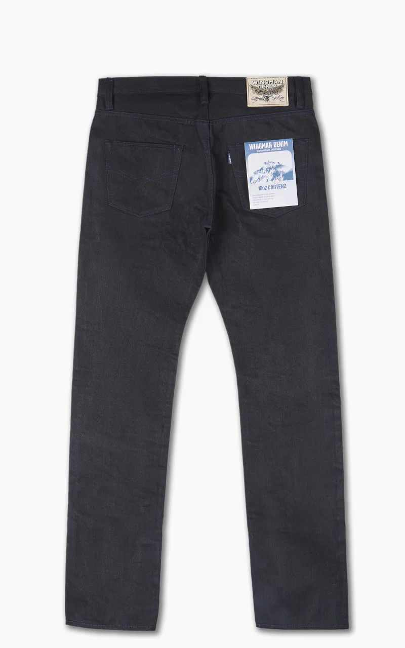 Wingman Denim Cartenz Jeans Selvedge Indigo x Black 16oz - Image 3