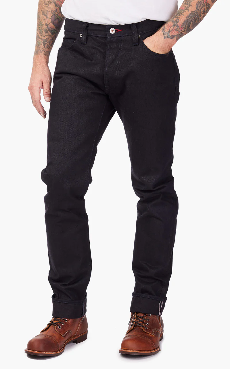Wingman Denim Cartenz Jeans Selvedge Indigo x Black 16oz - Image 4