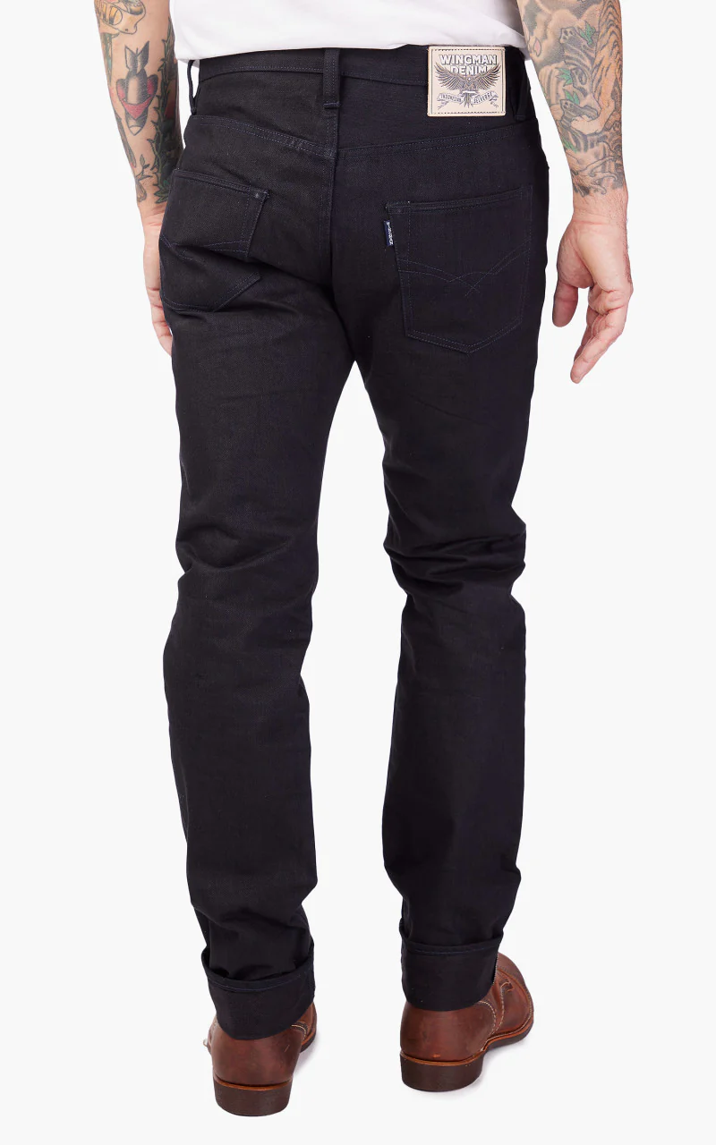 Wingman Denim Cartenz Jeans Selvedge Indigo x Black 16oz - Image 7