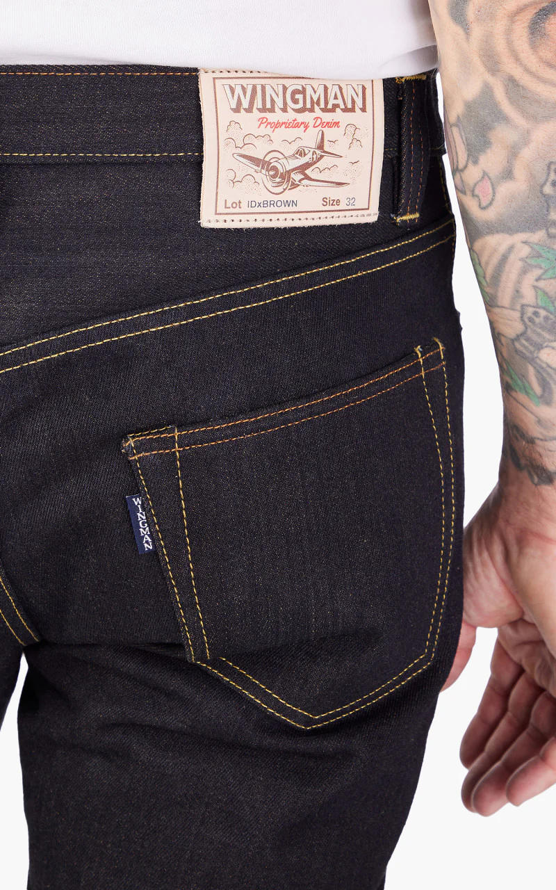 Wingman Denim Indibrown Selvedge Brown 17oz - Image 8