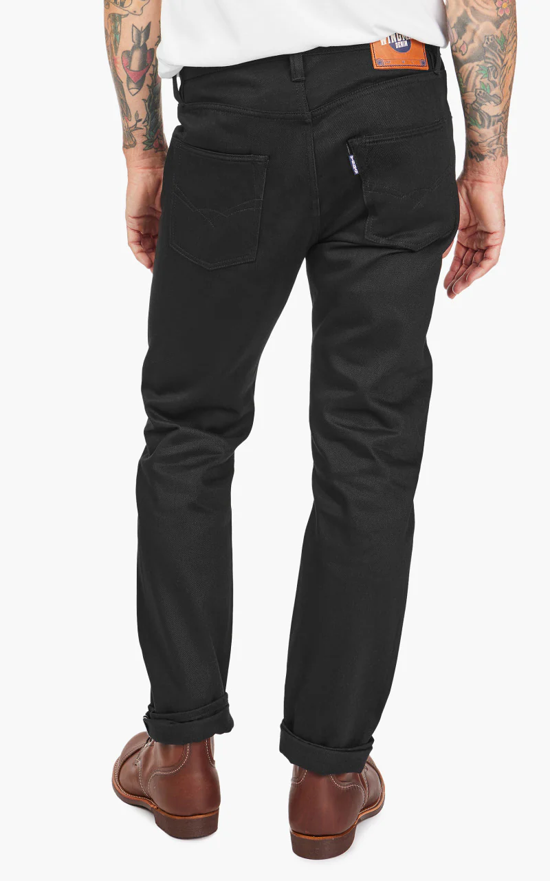 Wingman Denim Kuroda Jeans Selvedge Black 14oz - Image 6