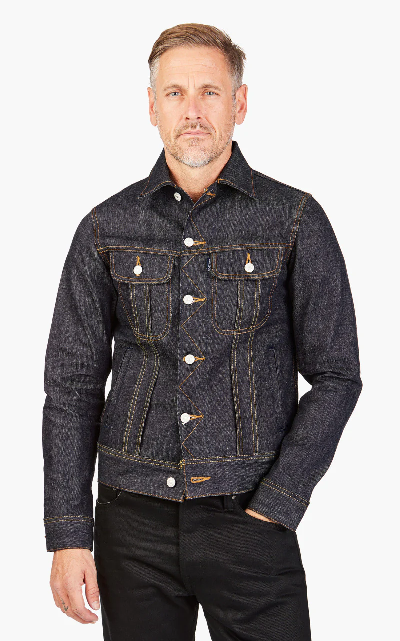 Wingman Denim Rider Jacket Selvedge Indigo 14oz - Image 2