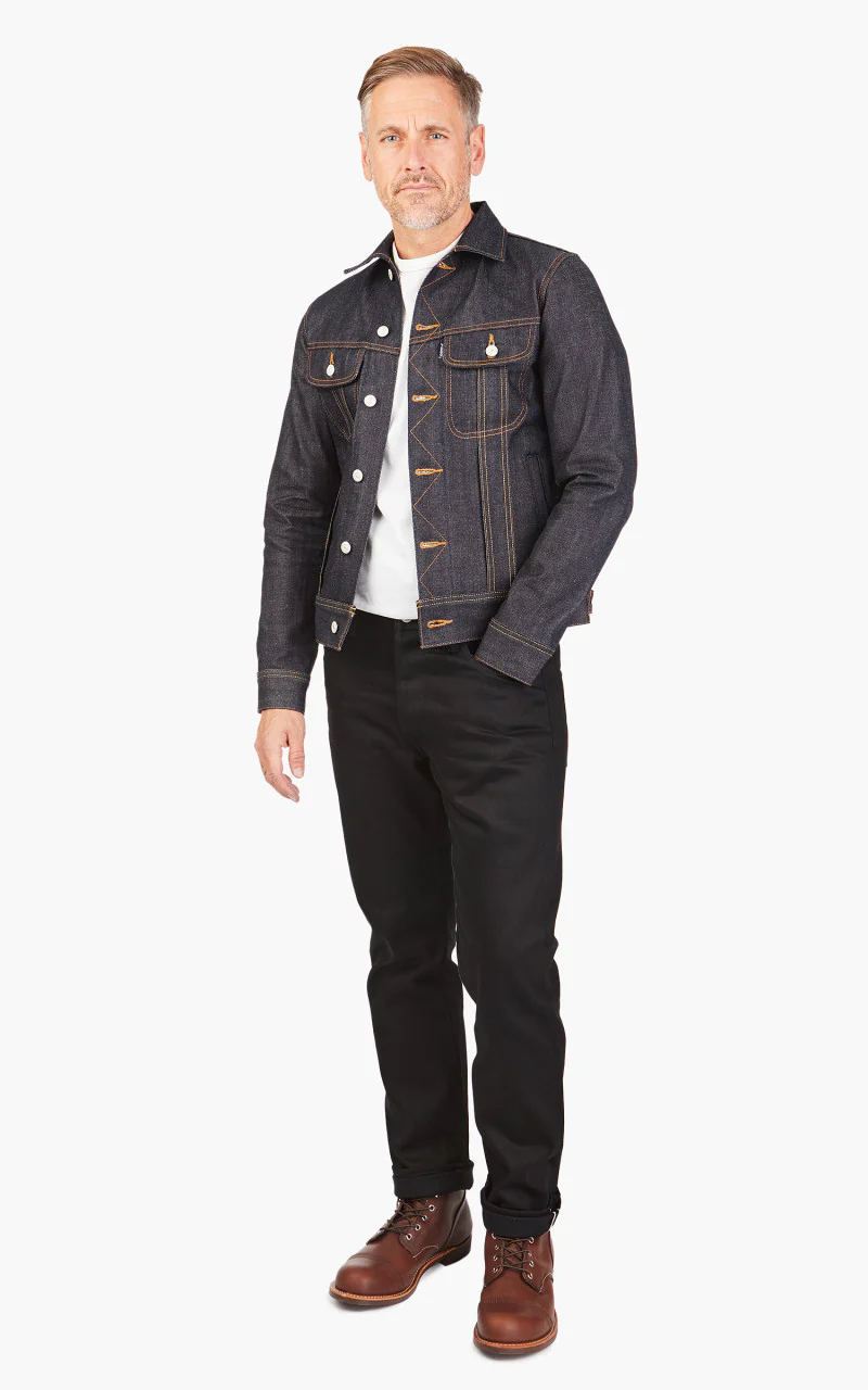 Wingman Denim Rider Jacket Selvedge Indigo 14oz - Image 4