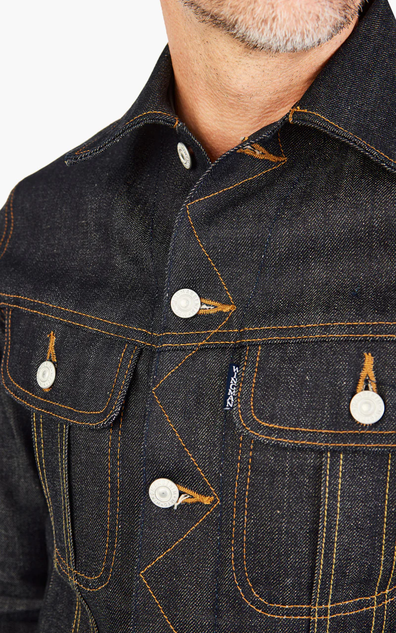 Wingman Denim Rider Jacket Selvedge Indigo 14oz - Image 5