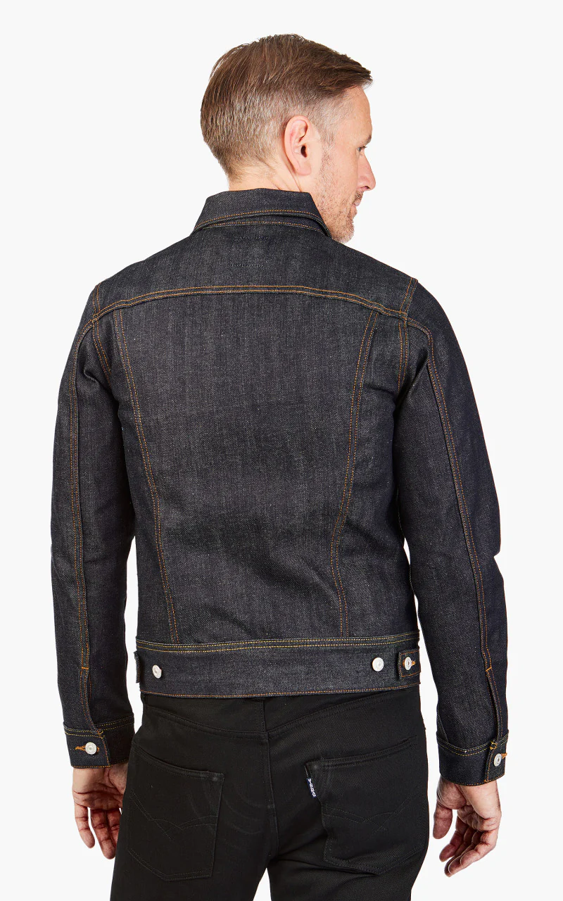 Wingman Denim Rider Jacket Selvedge Indigo 14oz - Image 7