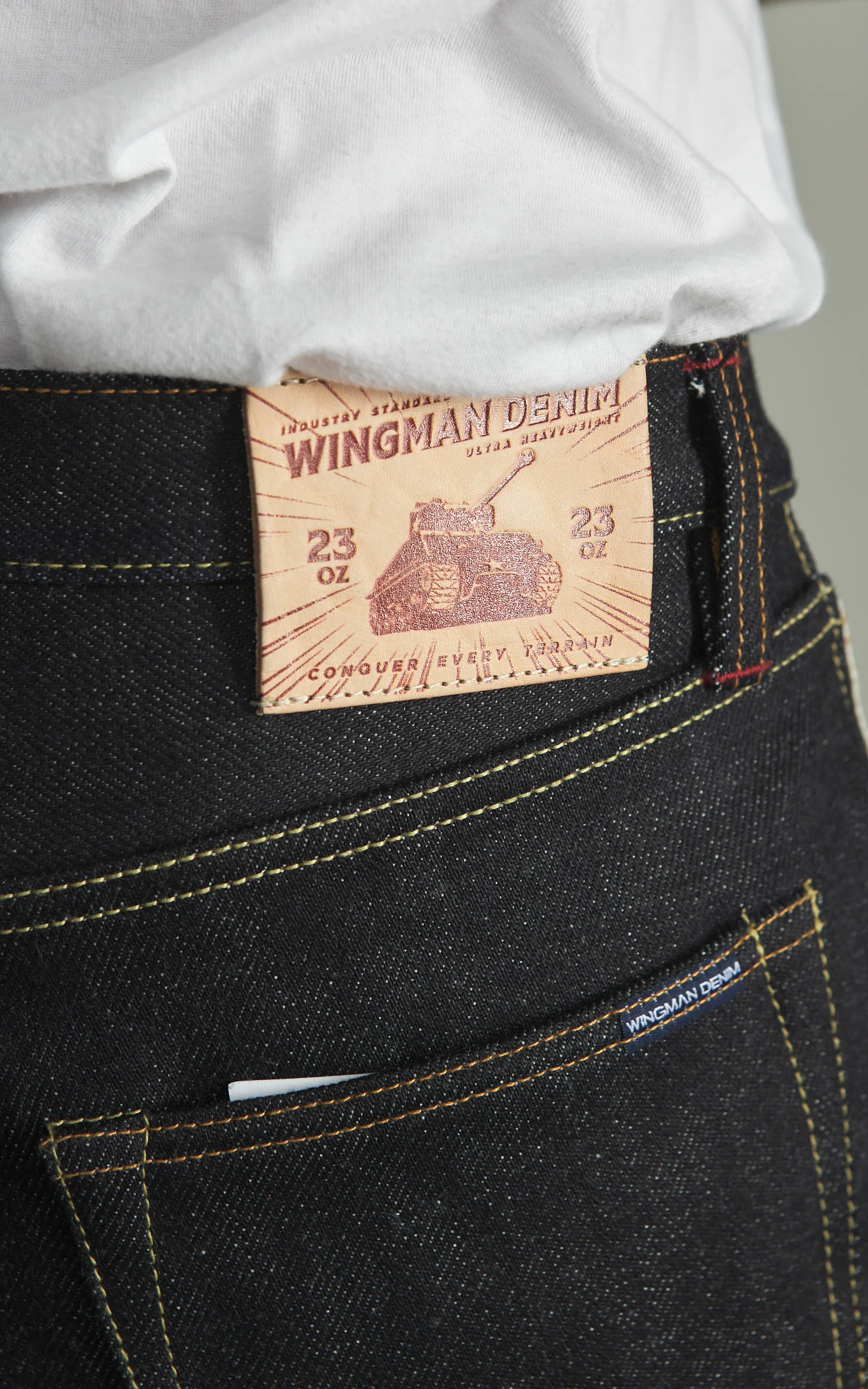 Wingman Denim Sherman Jeans Indigo 23oz - Image 6