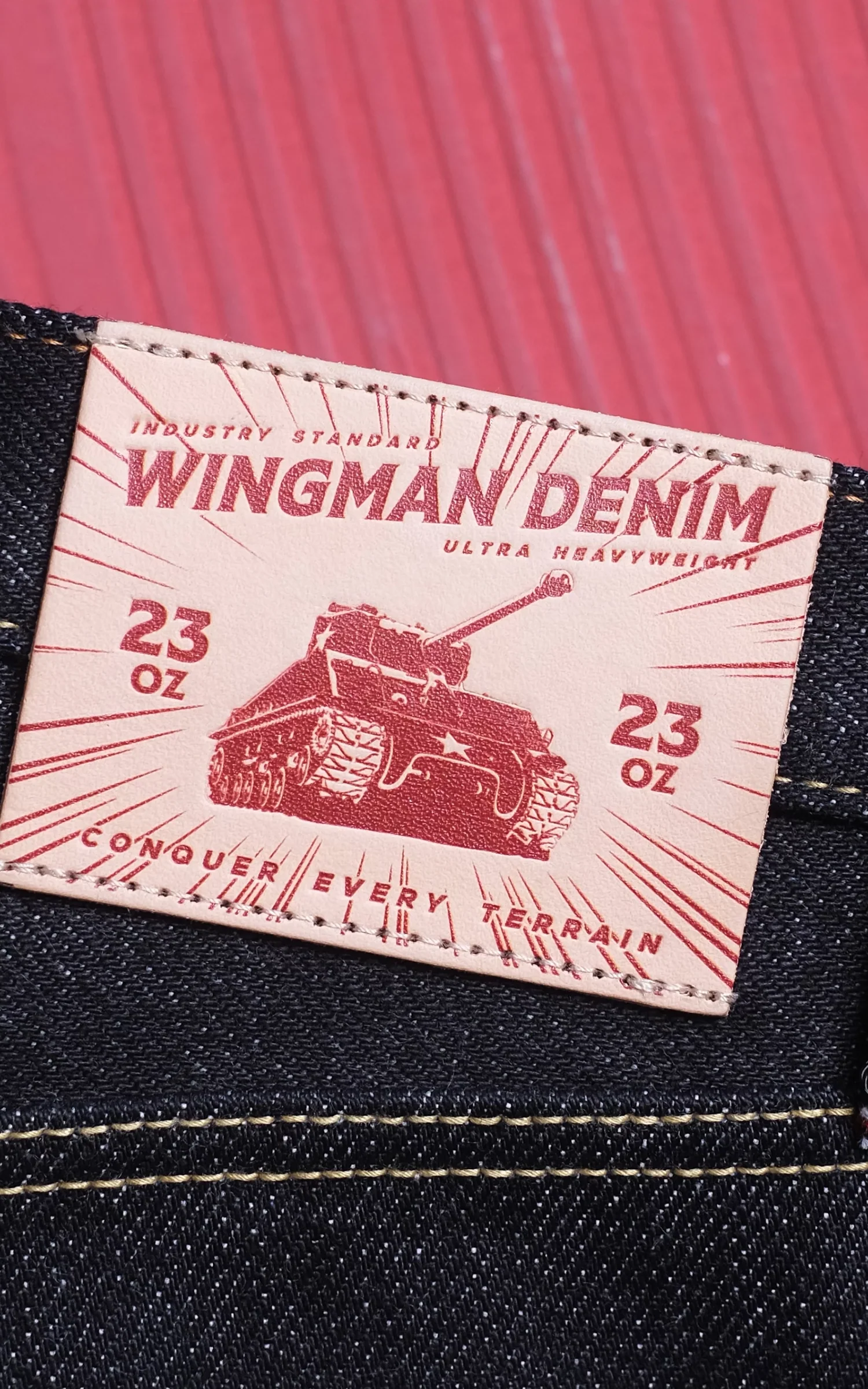 Wingman Denim Sherman Jeans Indigo 23oz - Image 8