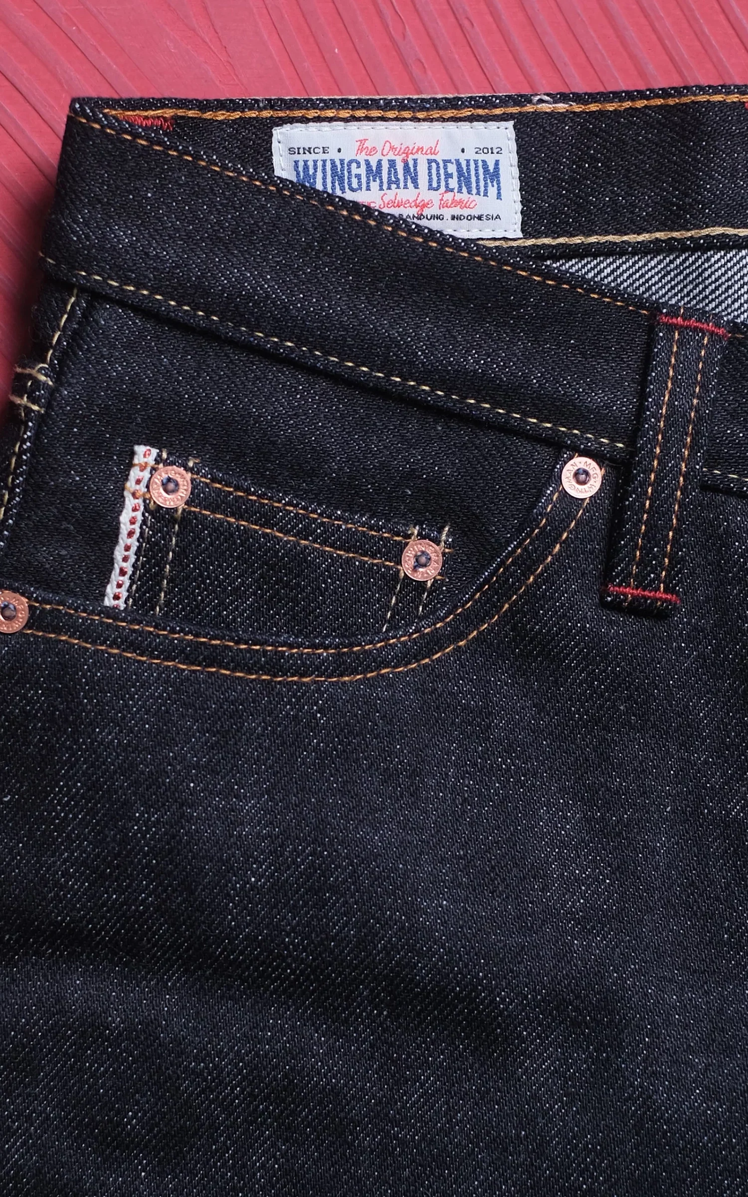 Wingman Denim Sherman Jeans Indigo 23oz - Image 9