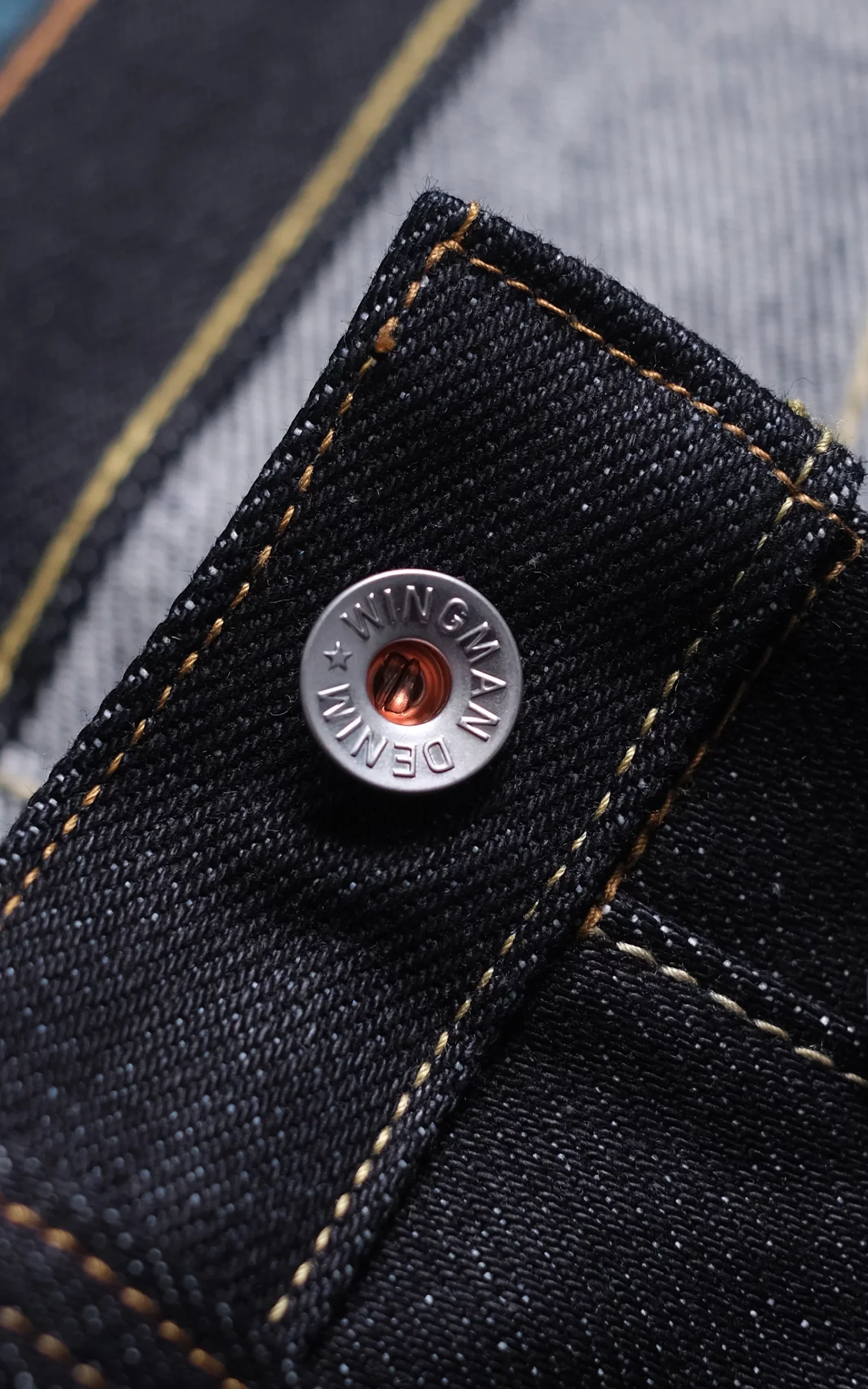 Wingman Denim Zero Zeke Jeans Indigo 22oz - Image 13