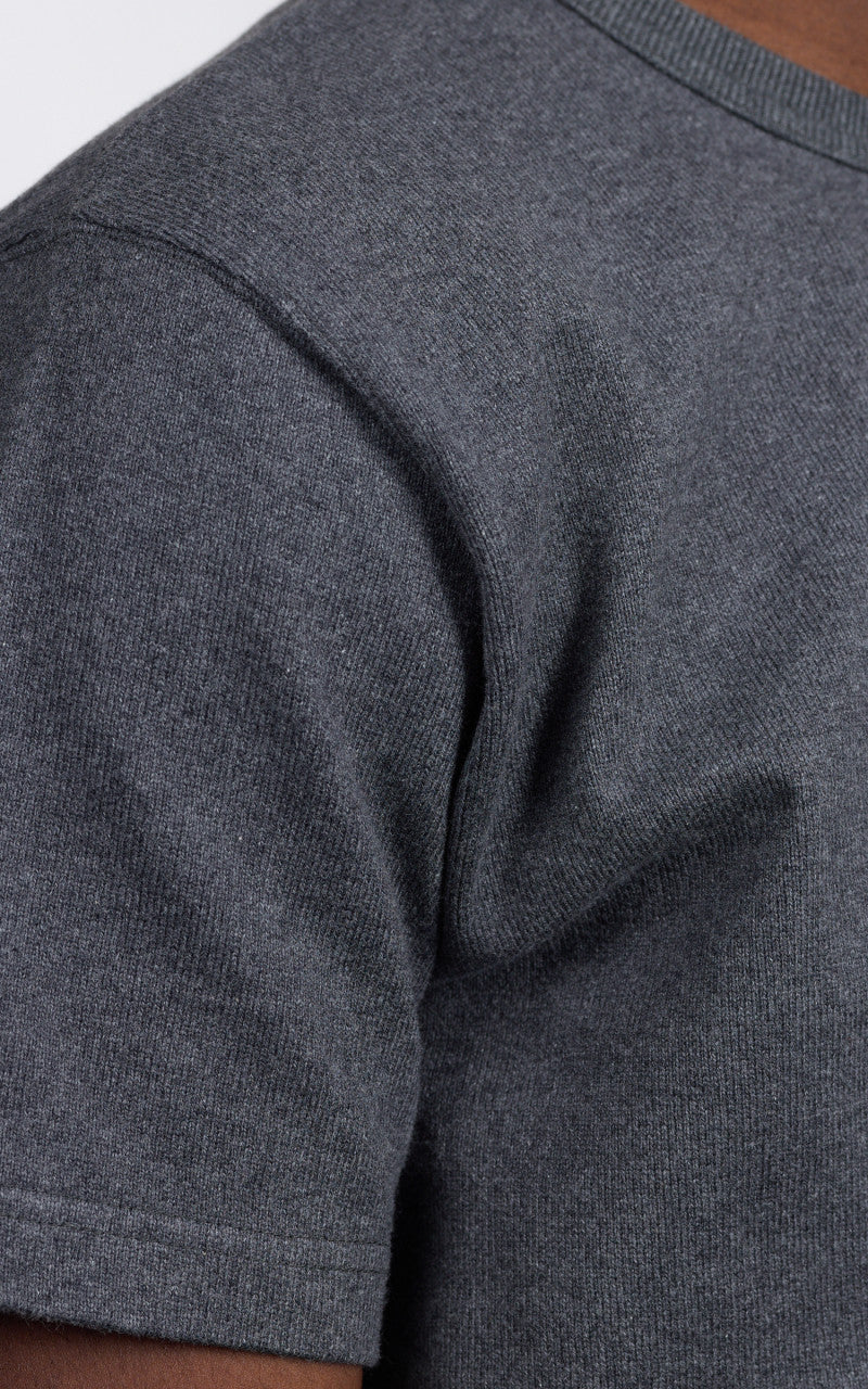 Wonder Looper Double Heavyweight T-Shirt Charcoal - Image 6