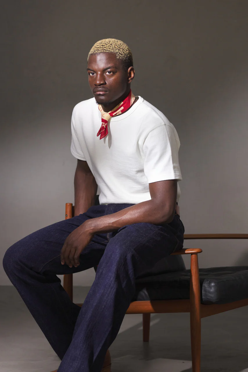 Wonder Looper Double Heavyweight T-Shirt Ecru - Image 9