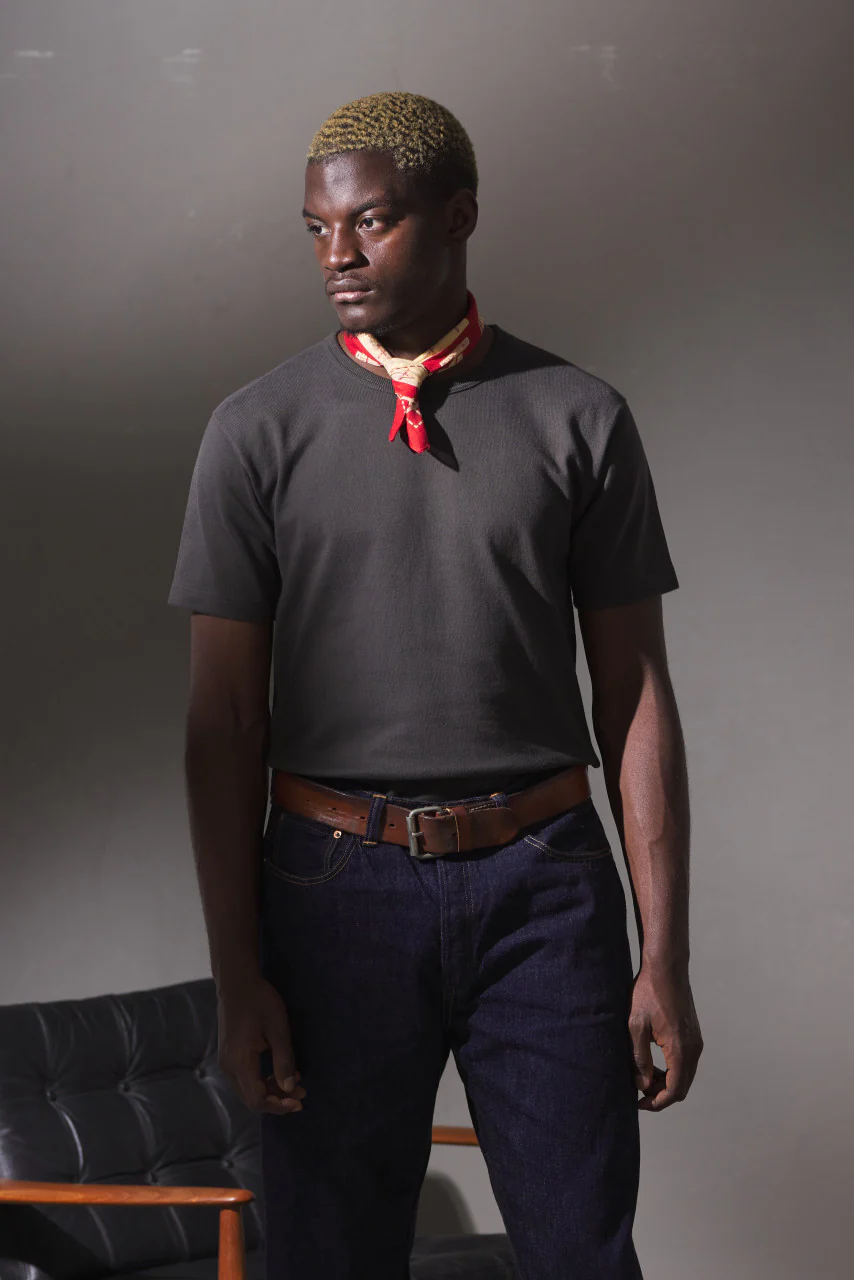 Wonder Looper Double Heavyweight T-Shirt Sumi Black - Image 7