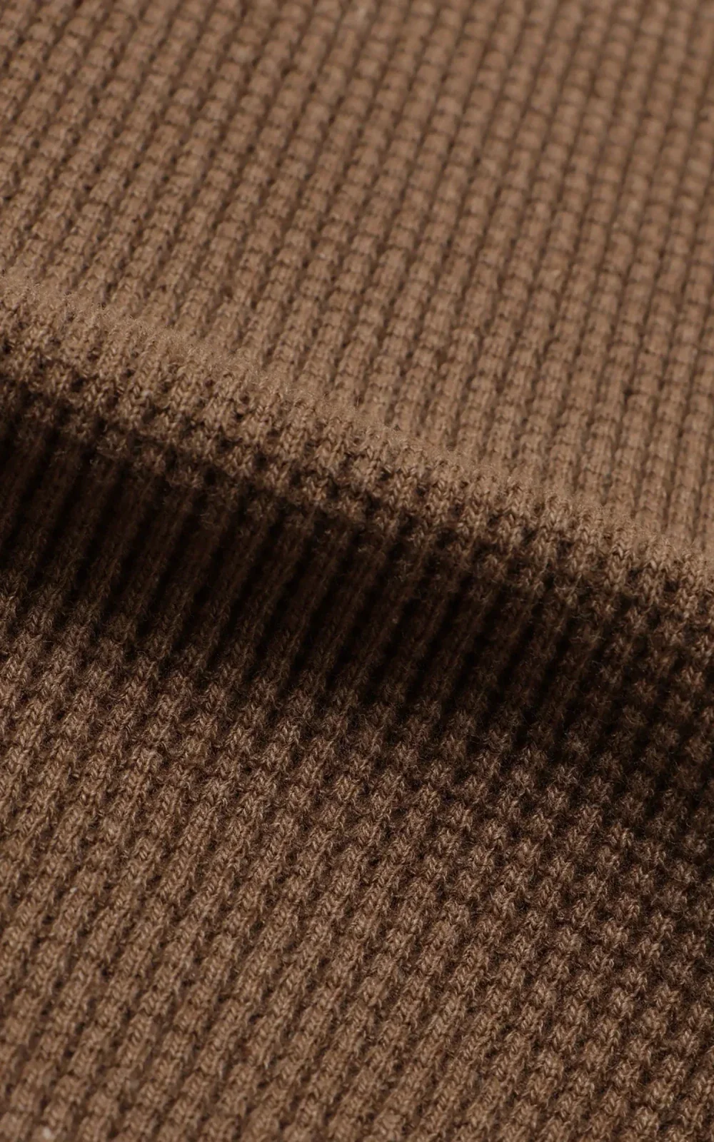 Wonder Looper Henley Iron Mordant Foxfibre® Heavyweight Waffle - Image 10