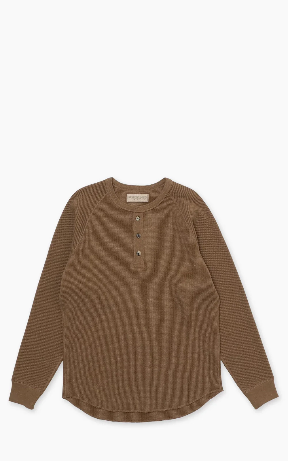 Wonder Looper Henley Iron Mordant Foxfibre® Heavyweight Waffle - Image 11