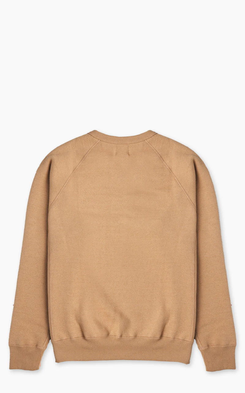 Wonder Looper Pullover Crewneck Double Heavyweight French Terry Foxfibre® Coyote 80 - Image 3