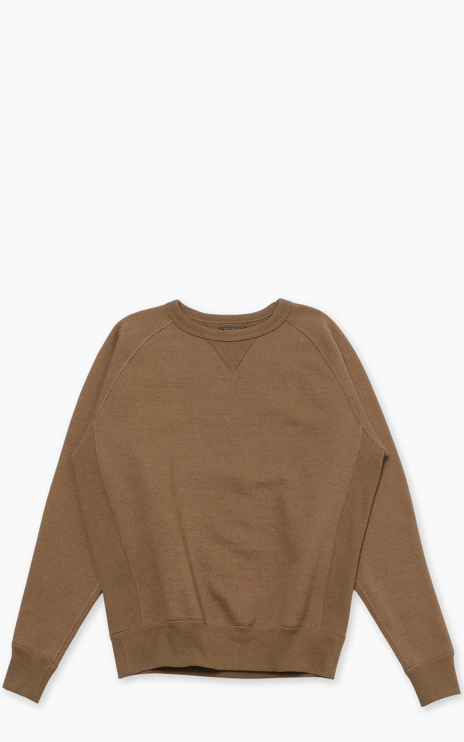 Wonder Looper Pullover Crewneck Double Heavyweight French Terry Iron Mordant Foxfibre® Coyote 80
