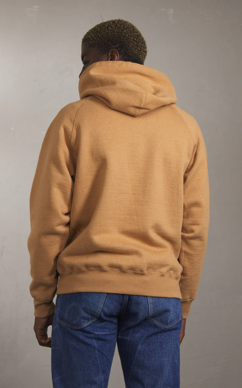 Wonder Looper Pullover Hoodie Double Heavyweight French Terry Foxfibre® Coyote 80 - Image 5