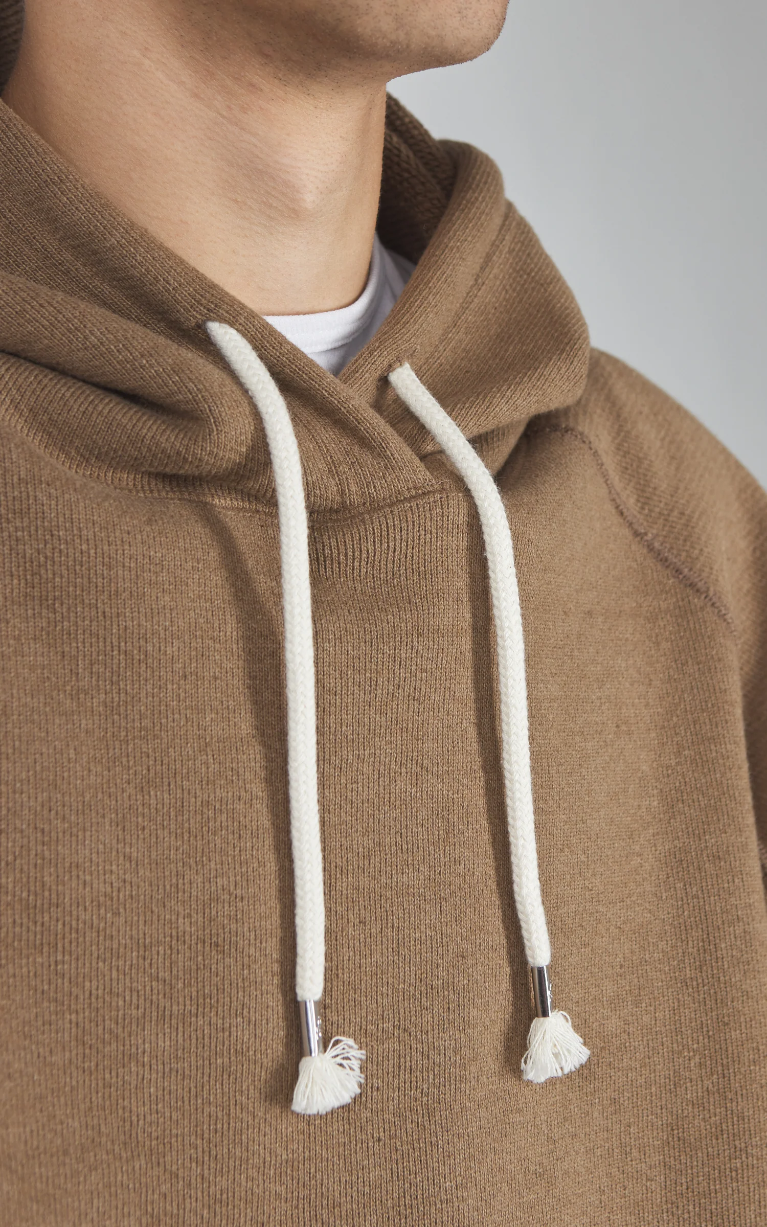 Wonder Looper Pullover Hoodie Double Heavyweight French Terry Iron Mordant Foxfibre® Coyote 80 - Image 4