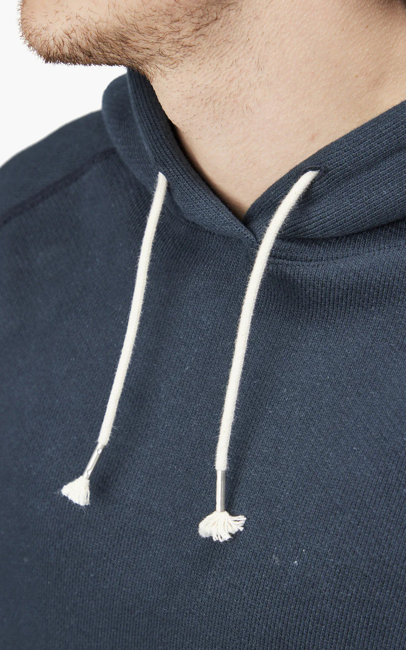 Wonder Looper Pullover Hoodie Double Heavyweight French Terry Navy - Image 6