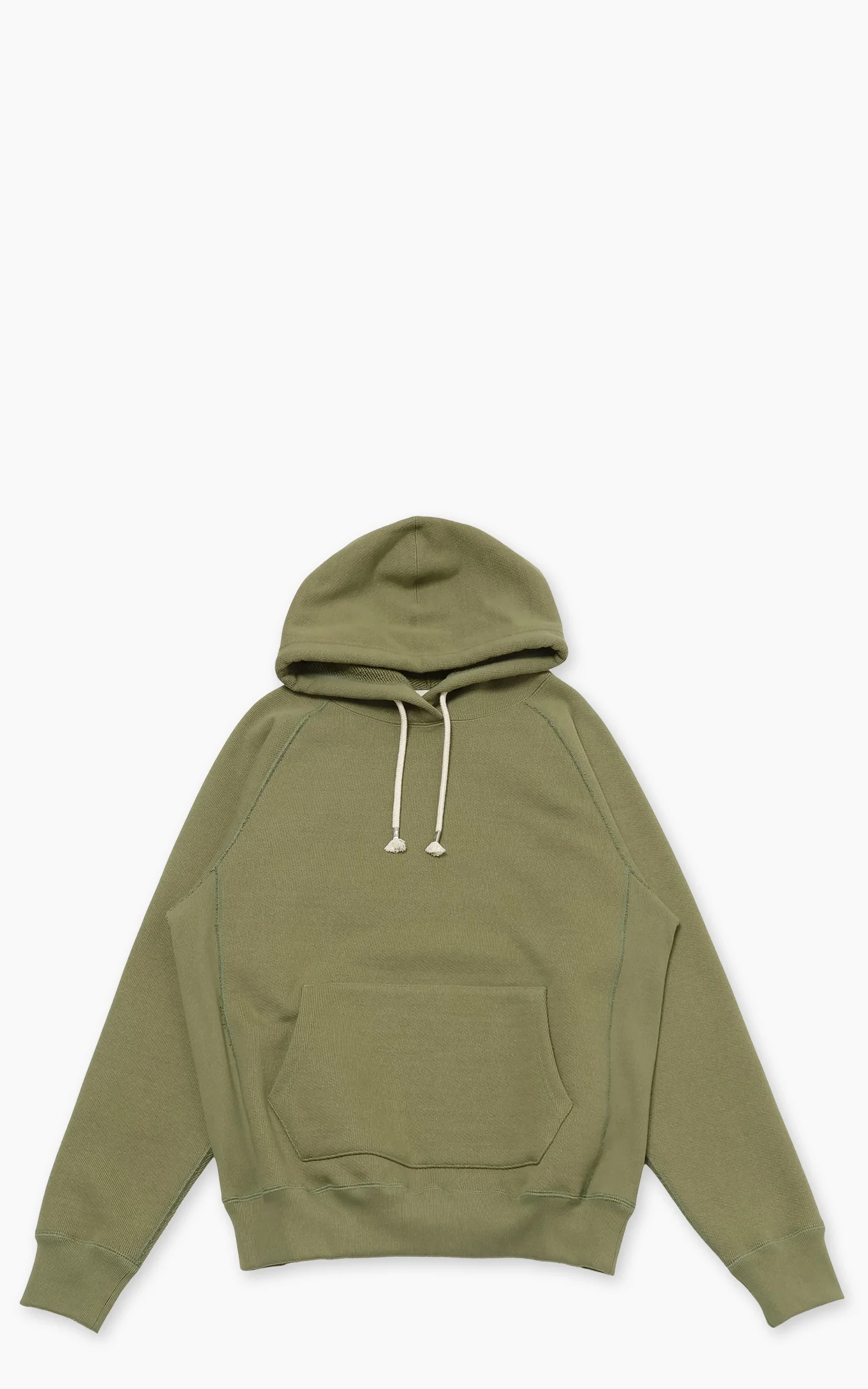 Wonder Looper Pullover Hoodie Double Heavyweight French Terry Sage