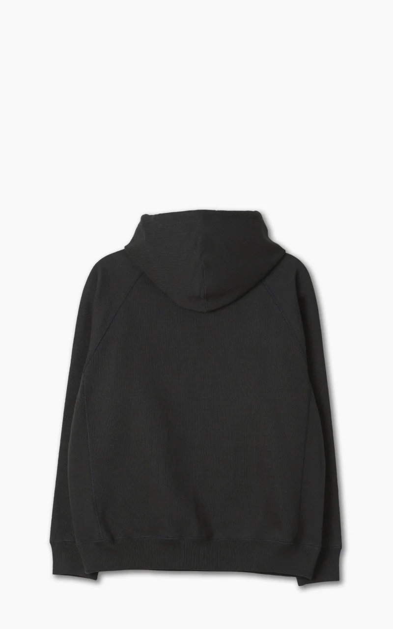 Wonder Looper Pullover Hoodie Double Heavyweight French Terry Sumi Black - Image 3