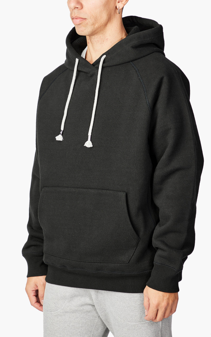 Wonder Looper Pullover Hoodie Double Heavyweight French Terry Sumi Black - Image 4