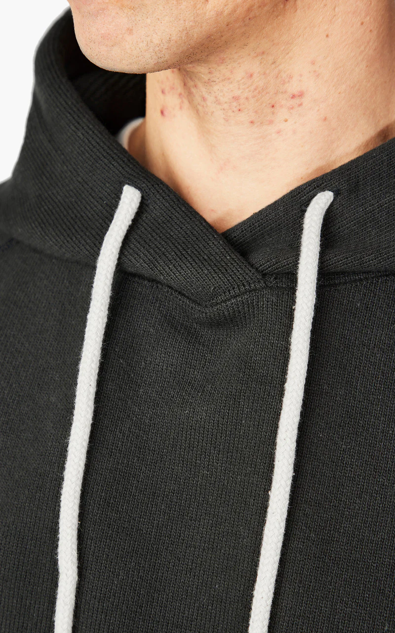 Wonder Looper Pullover Hoodie Double Heavyweight French Terry Sumi Black - Image 6