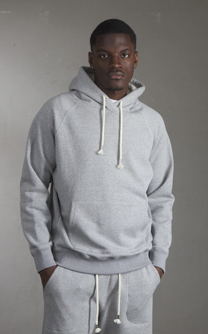 Wonder Looper Pullover Hoodie Super Looper French Terry Heather Grey - Image 2