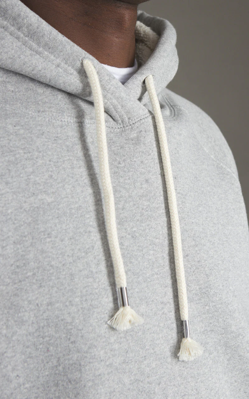 Wonder Looper Pullover Hoodie Super Looper French Terry Heather Grey - Image 3