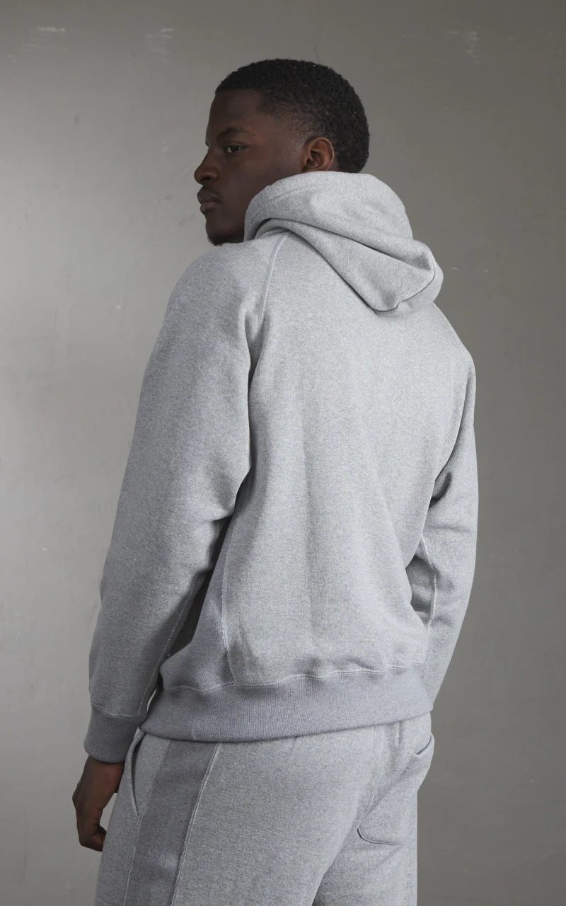 Wonder Looper Pullover Hoodie Super Looper French Terry Heather Grey - Image 4