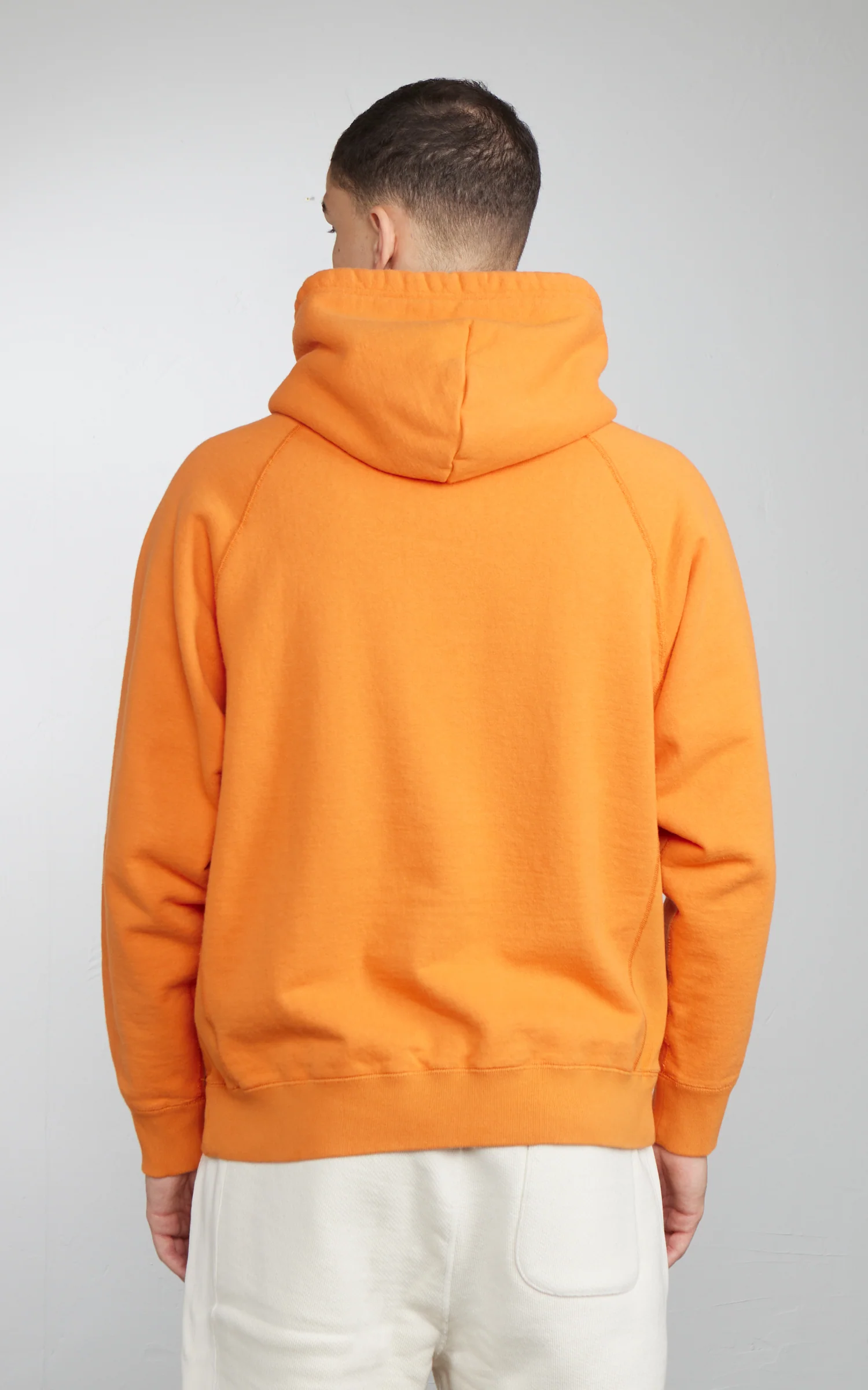 Wonder Looper Pullover Hoodie Super Looper French Terry Orange - Image 3