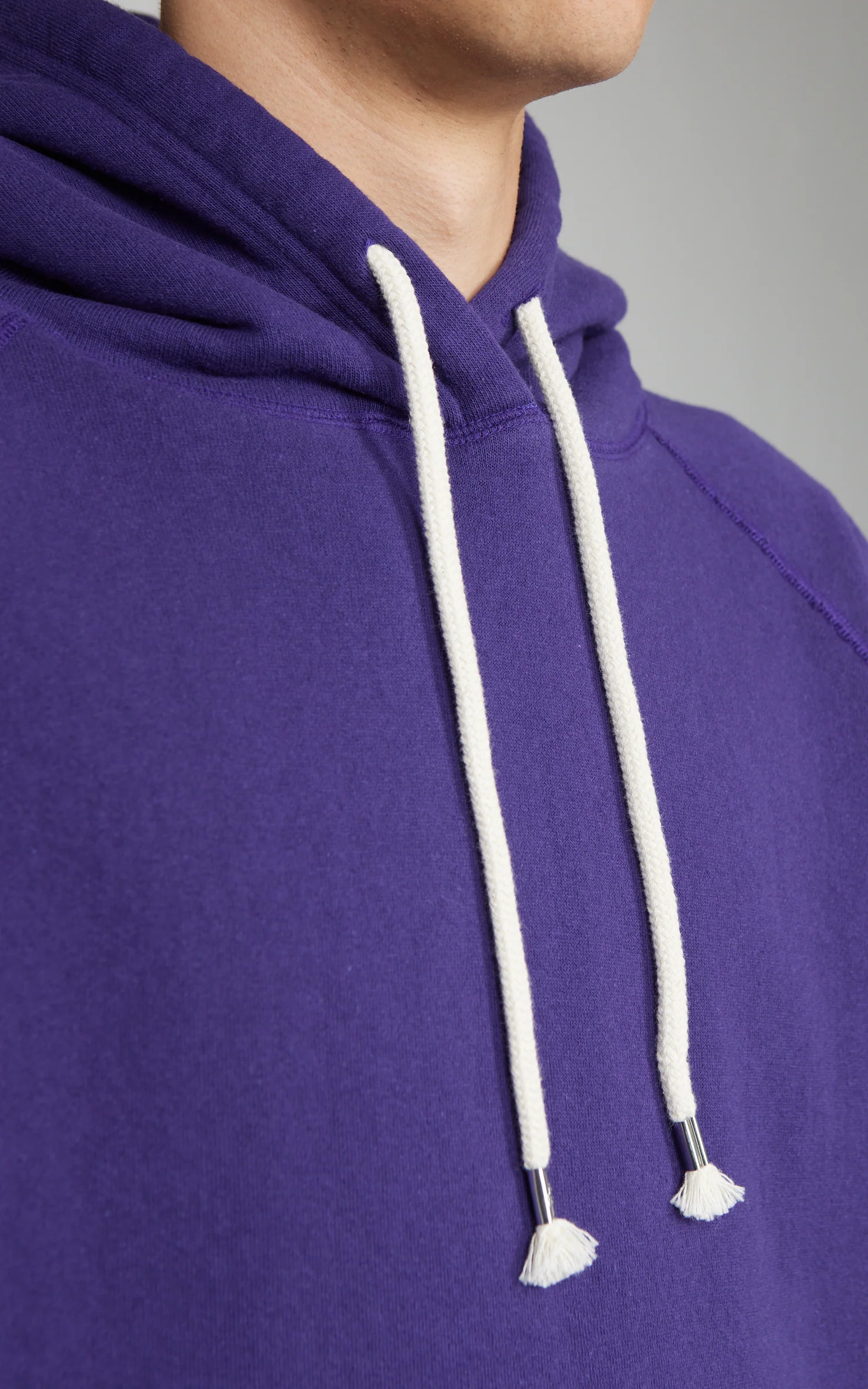 Wonder Looper Pullover Hoodie Super Looper French Terry Purple - Image 4