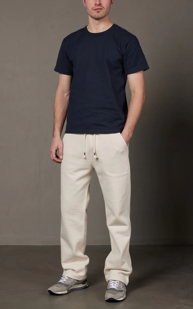 Wonder Looper Sweatpant Double Heavyweight French Terry Ecru - Image 2