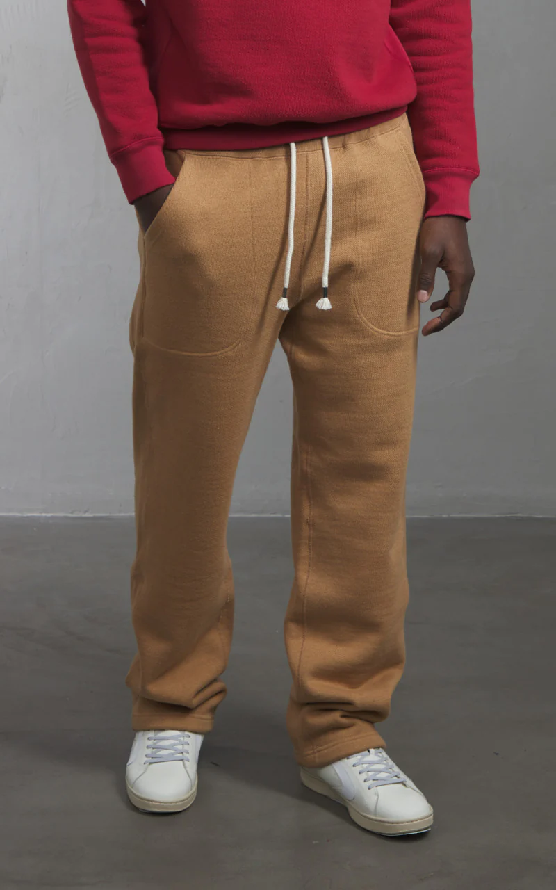 Wonder Looper Sweatpant Double Heavyweight French Terry Foxfibre® Coyote 80 - Image 2