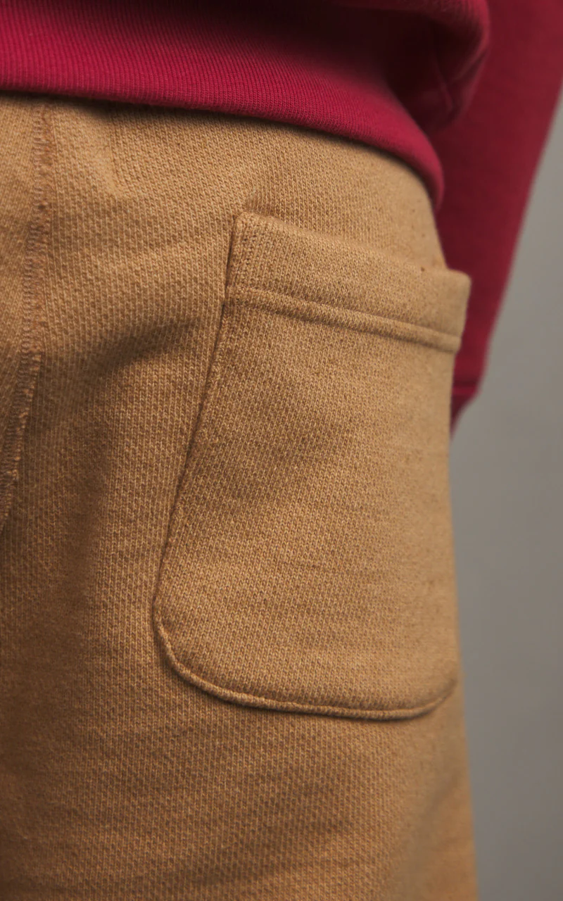 Wonder Looper Sweatpant Double Heavyweight French Terry Foxfibre® Coyote 80 - Image 4