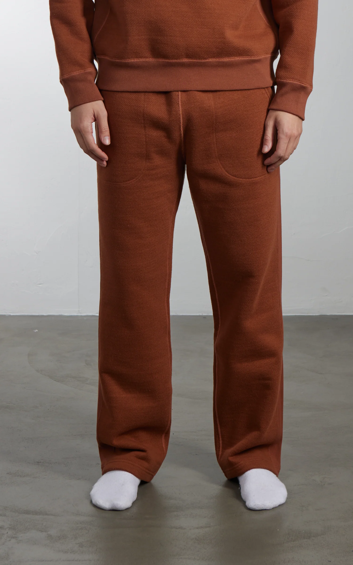 Wonder Looper Sweatpant Double Heavyweight French Terry Rust - Image 2