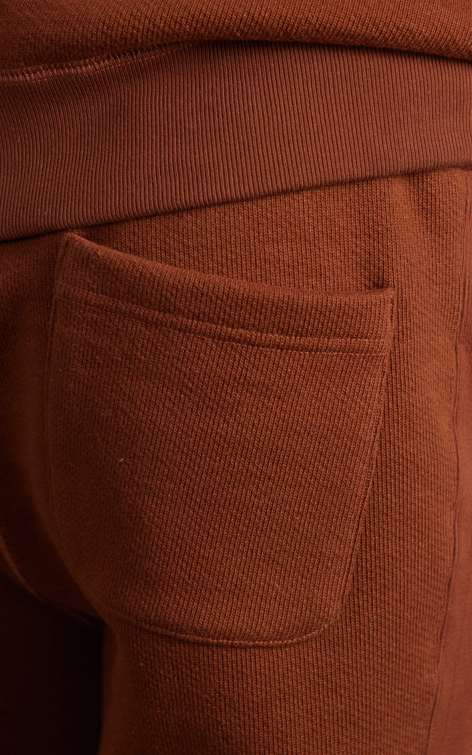 Wonder Looper Sweatpant Double Heavyweight French Terry Rust - Image 9