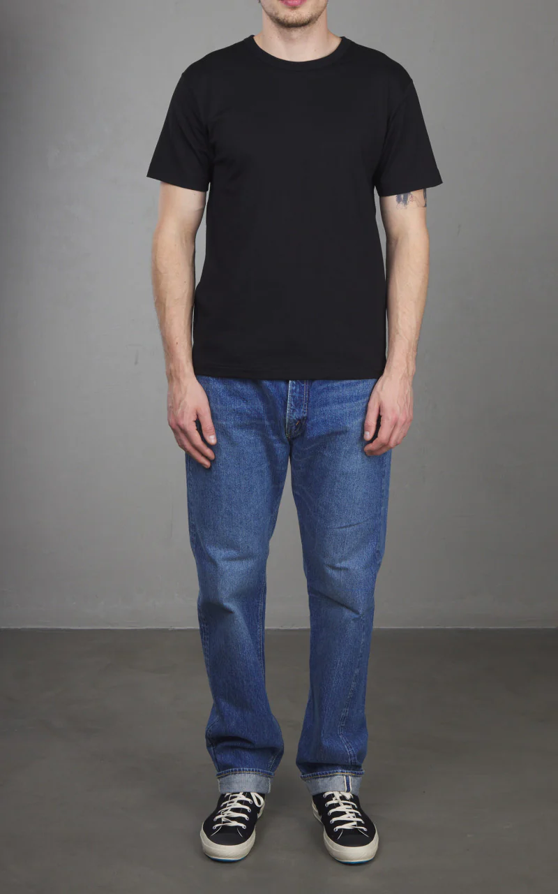 Wonder Looper Ultimate Pima Tsuriami T-Shirt Black - Image 2