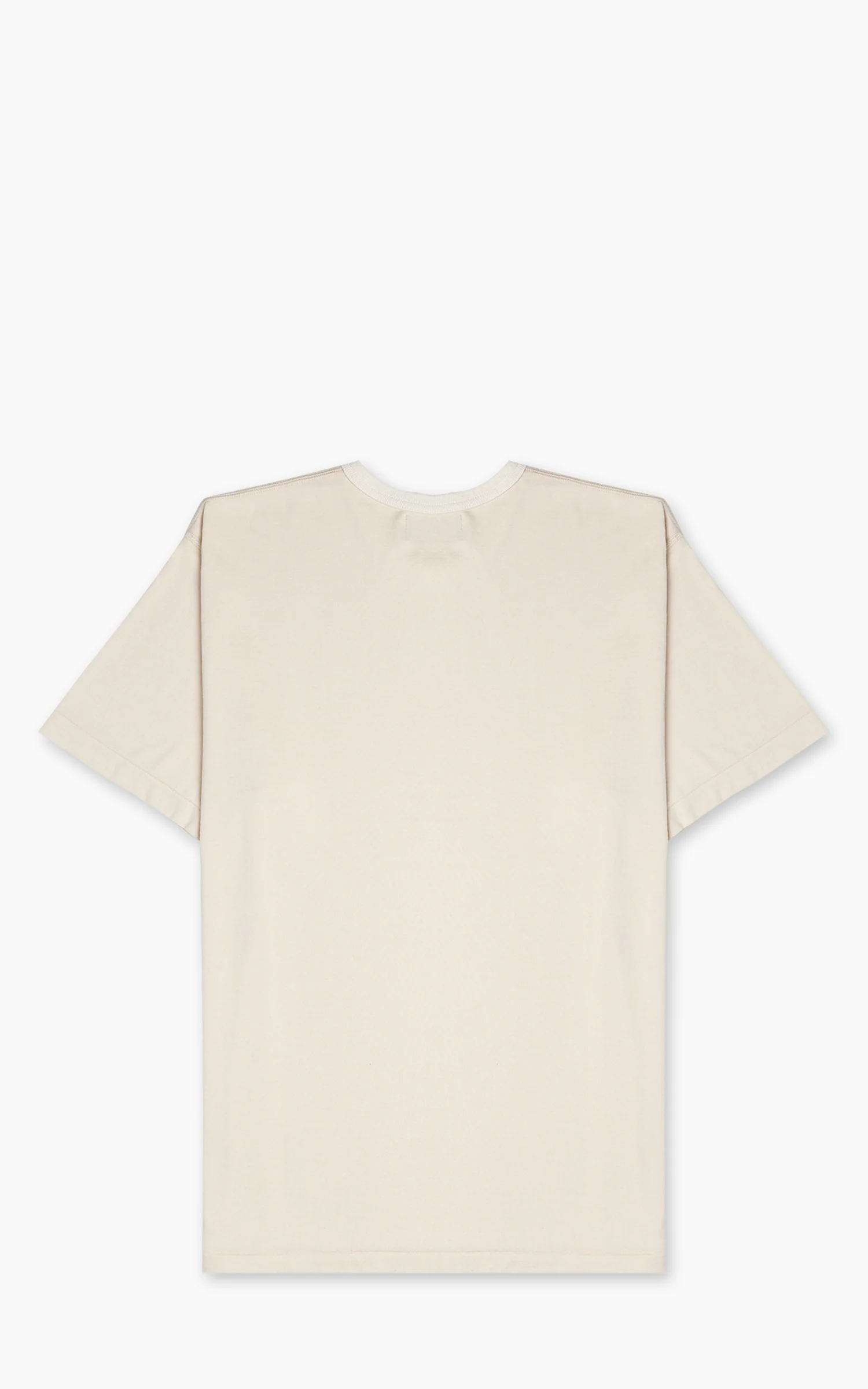 Wonder Looper Ultimate Pima Tsuriami T-Shirt Ecru - Image 5