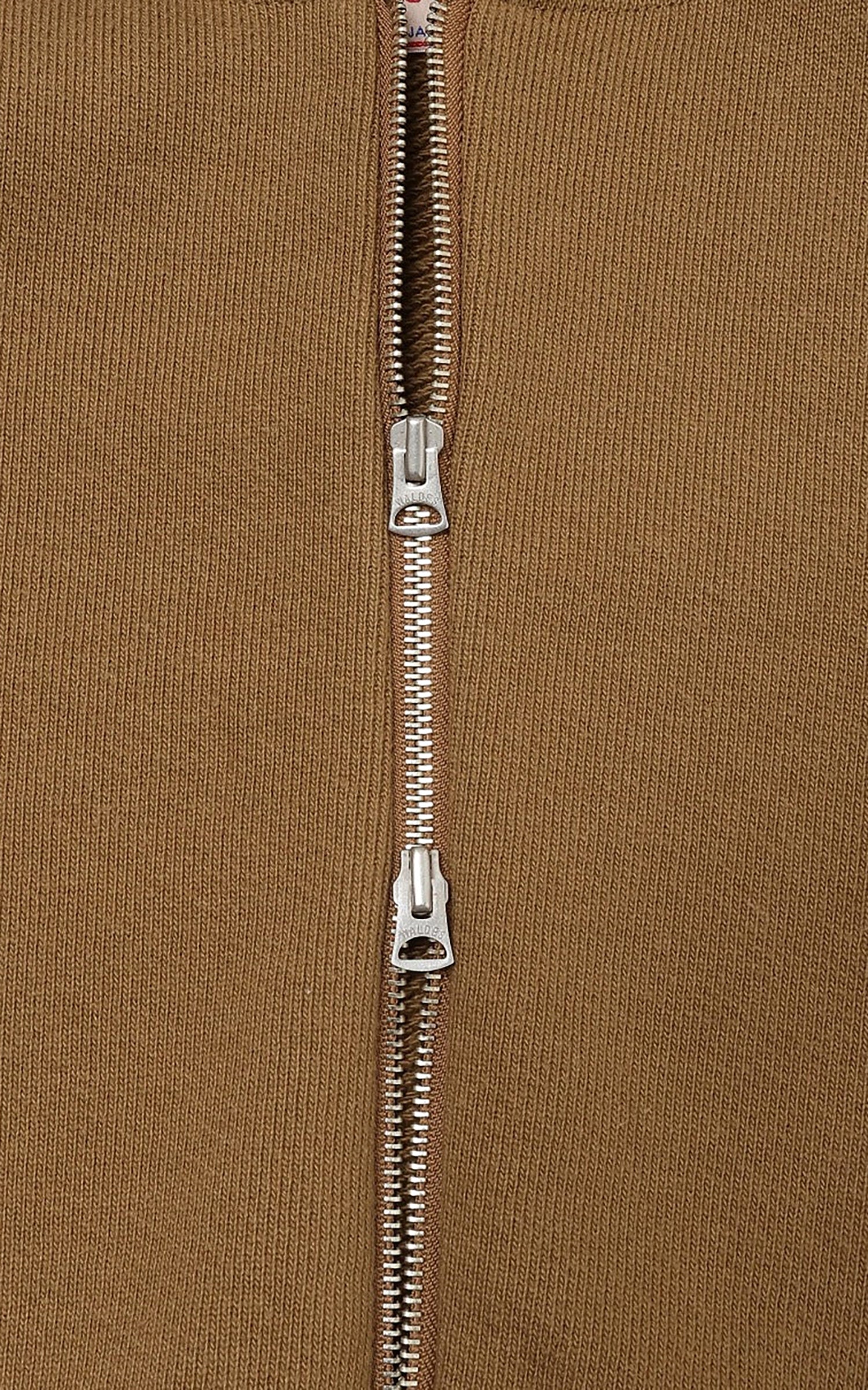 Wonder Looper Zip Hoodie Double Heavyweight French Terry Dune - Image 7