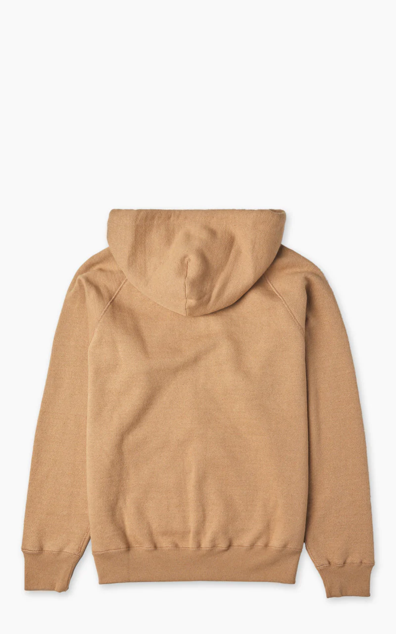 Wonder Looper Zip Hoodie Double Heavyweight French Terry Foxfibre® Coyote 80 - Image 3