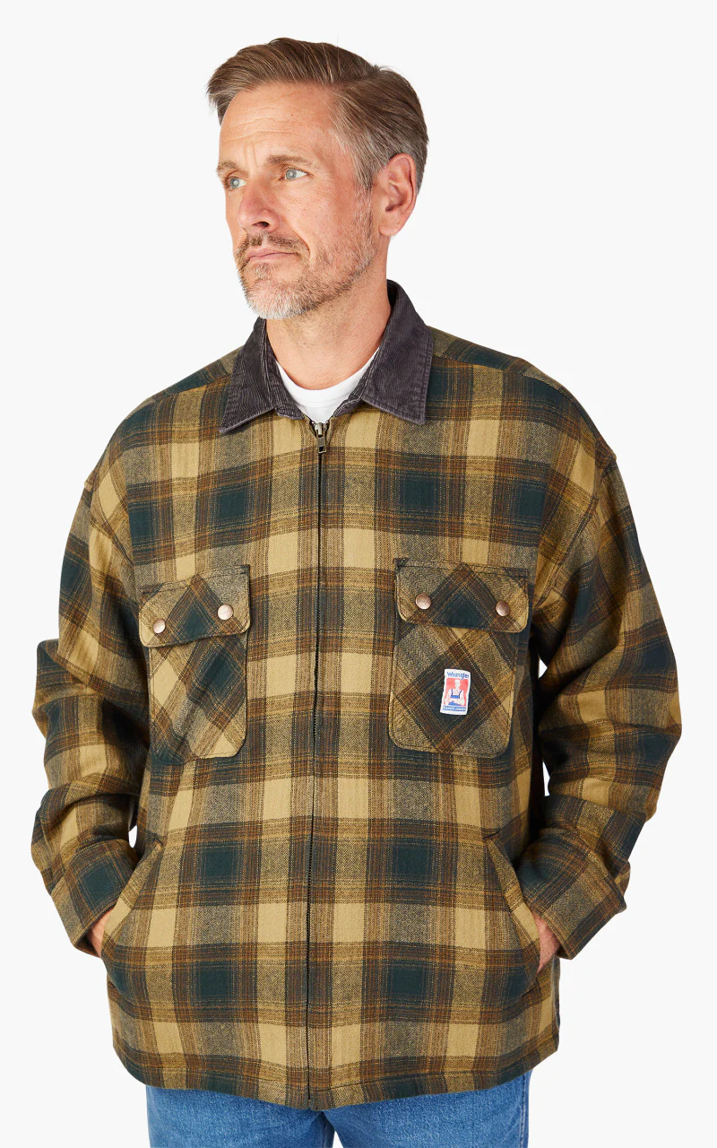 Wrangler Double Flap Pocket Shirt Black - Image 4