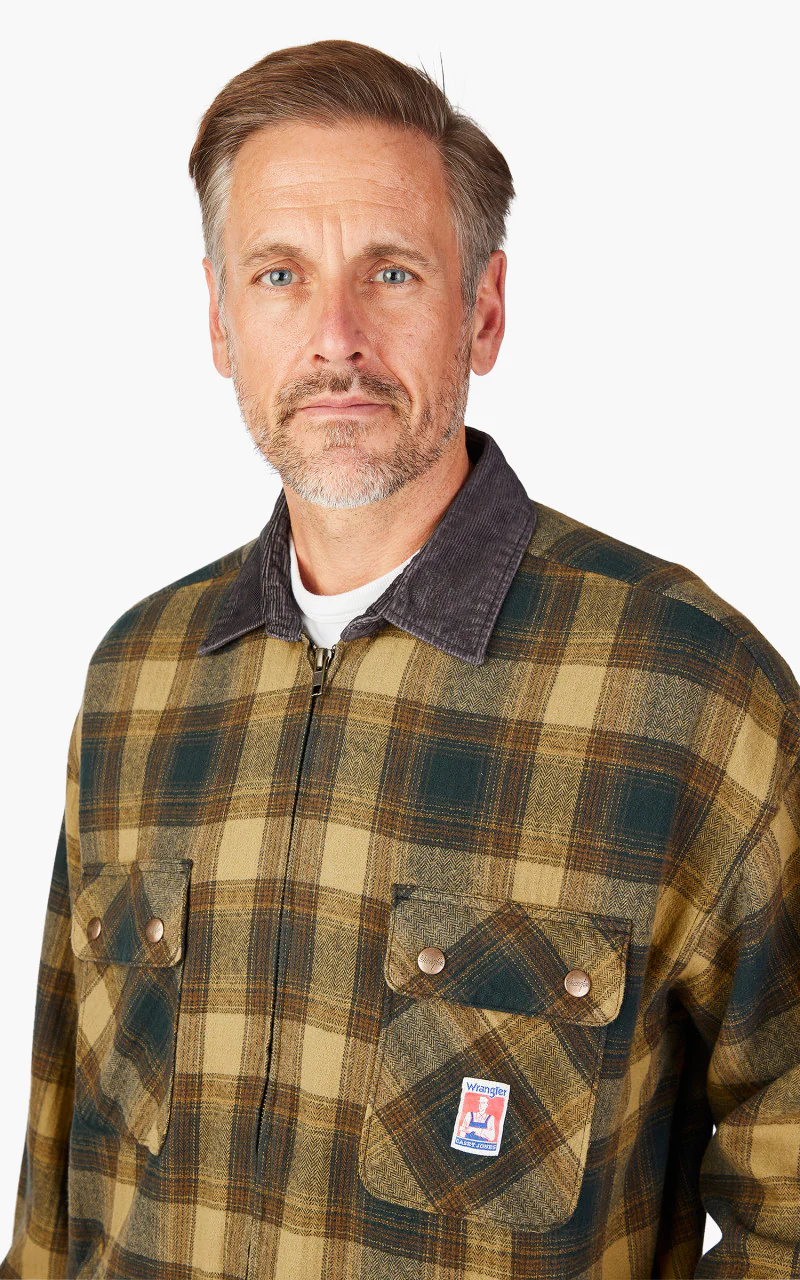 Wrangler Double Flap Pocket Shirt Black - Image 5