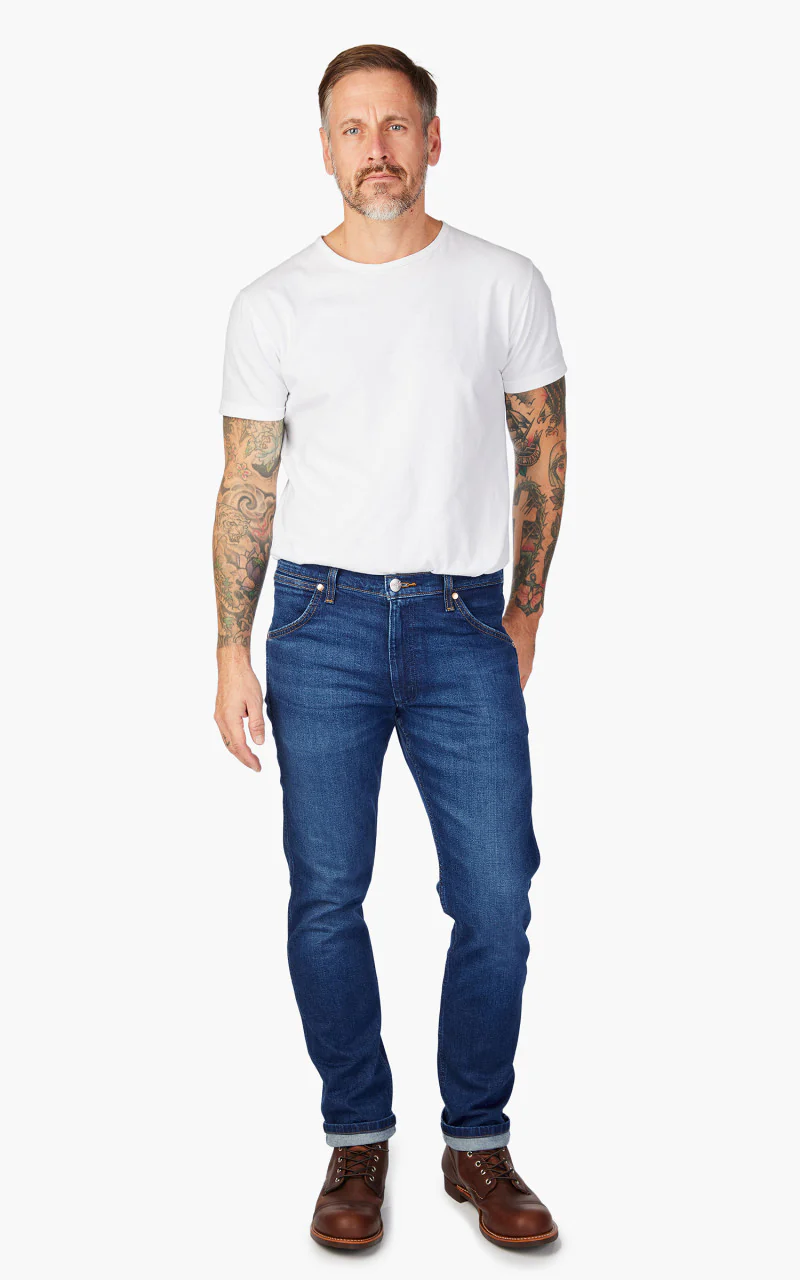 Wrangler Icons 11MWZ Western Slim Jeans Far Away - Image 2