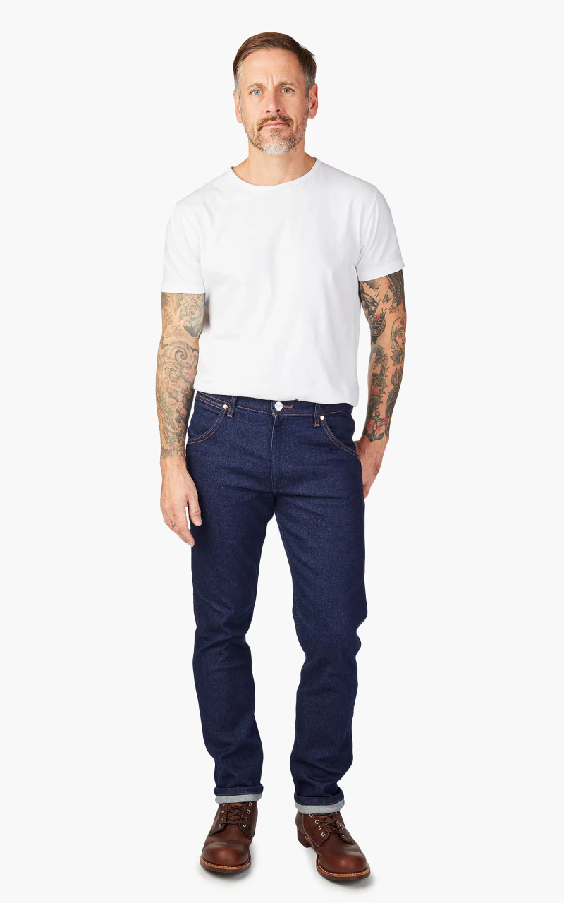 Wrangler Icons 11MWZ Western Slim Jeans Rinse - Image 2