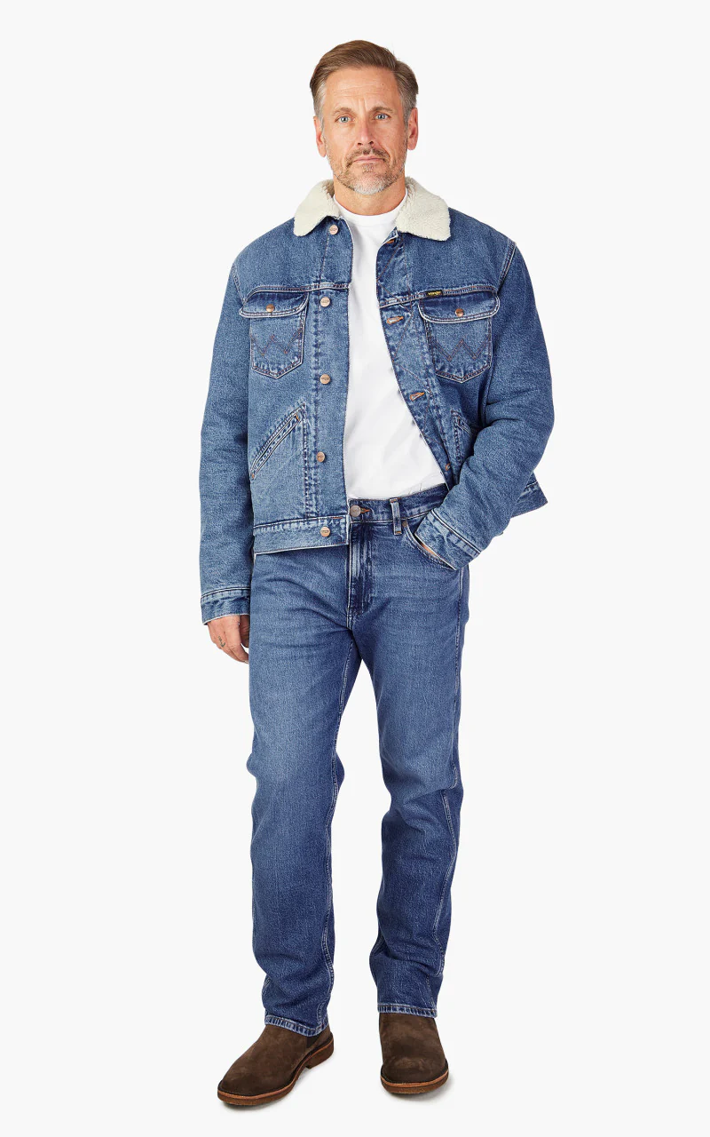 Wrangler Icons 124MJ Sherpa Jacket Wranch - Image 4