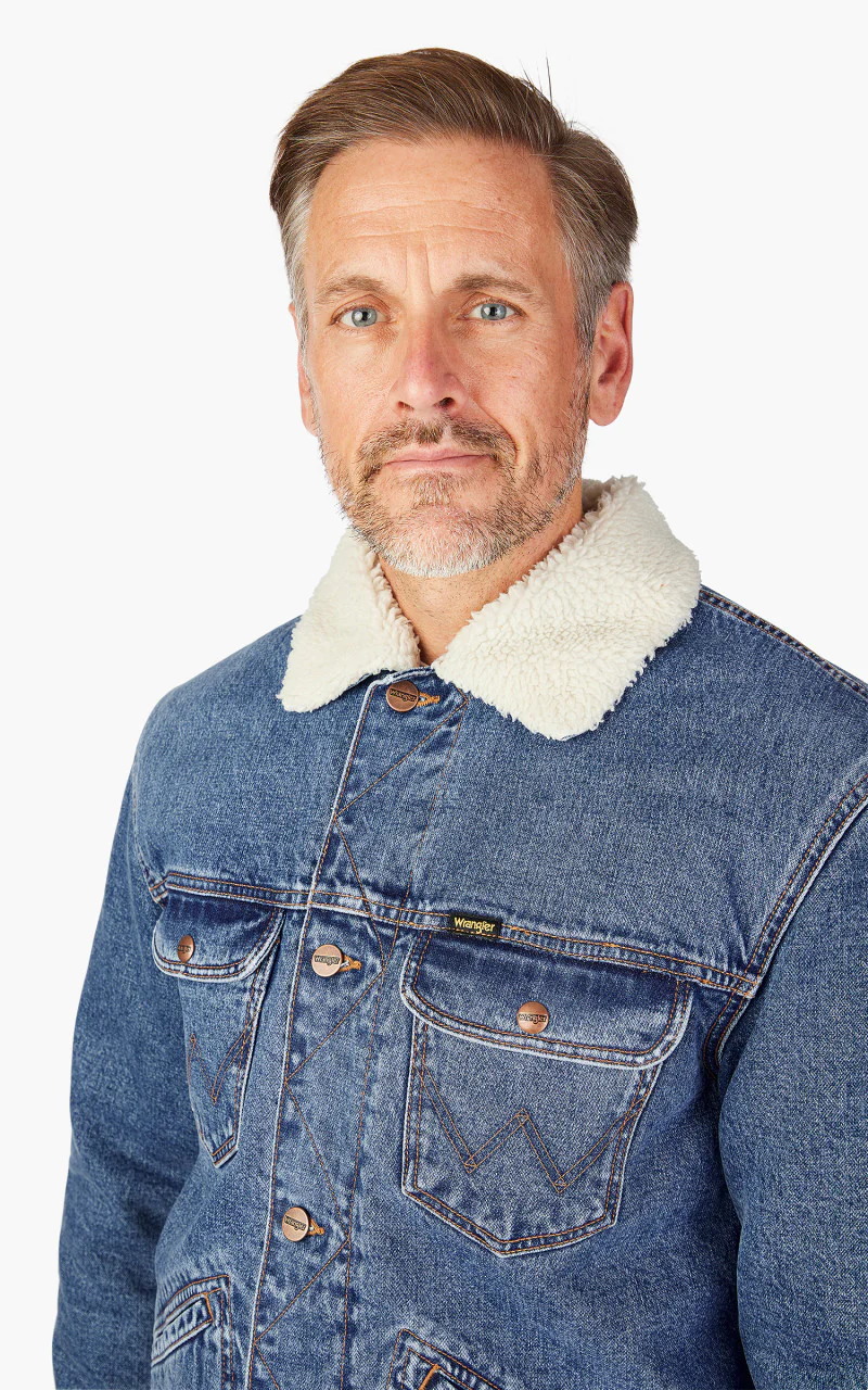 Wrangler Icons 124MJ Sherpa Jacket Wranch - Image 5