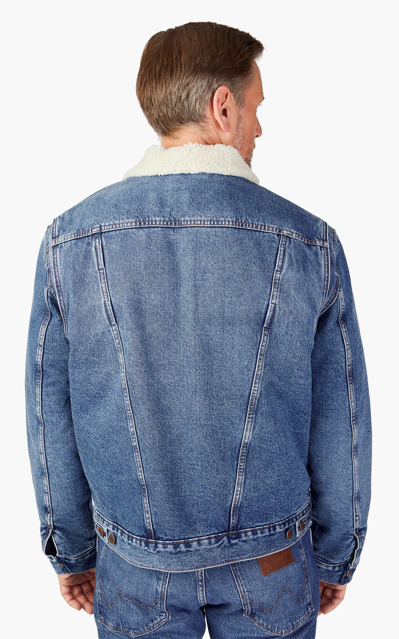Wrangler Icons 124MJ Sherpa Jacket Wranch - Image 9