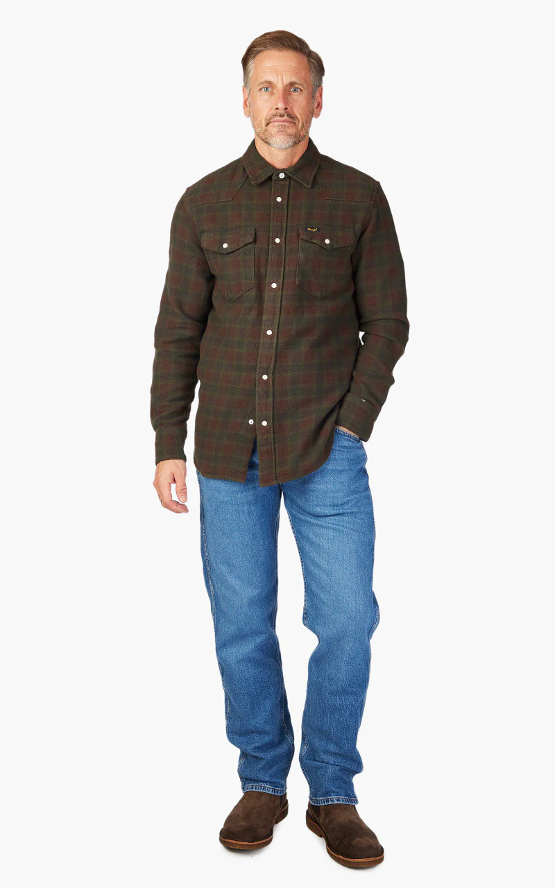 Wrangler L/S Western Shirt Dahlia - Image 2