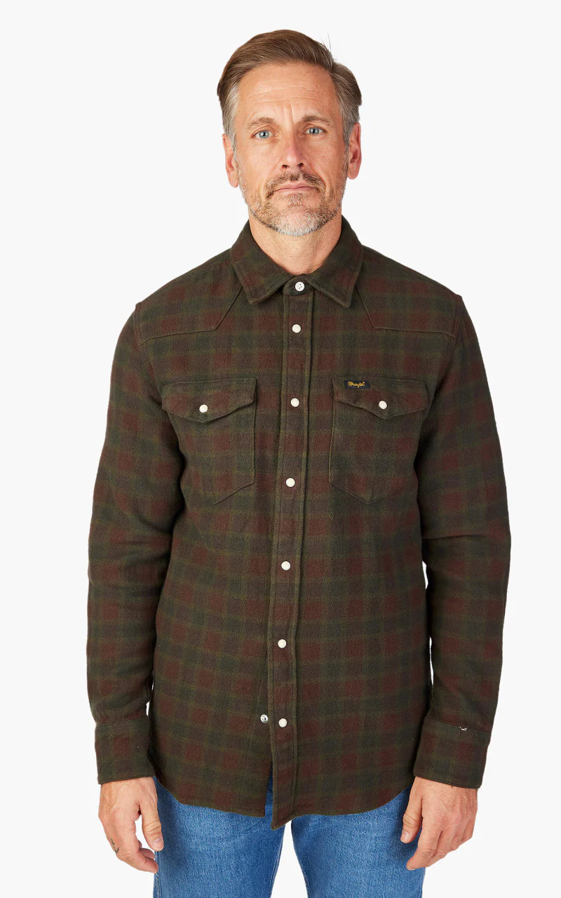 Wrangler L/S Western Shirt Dahlia - Image 4